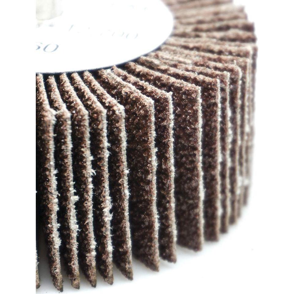 Rueda de Aletas 63.5mm x 25.4mm Benchmark Abrasives 40 Grano