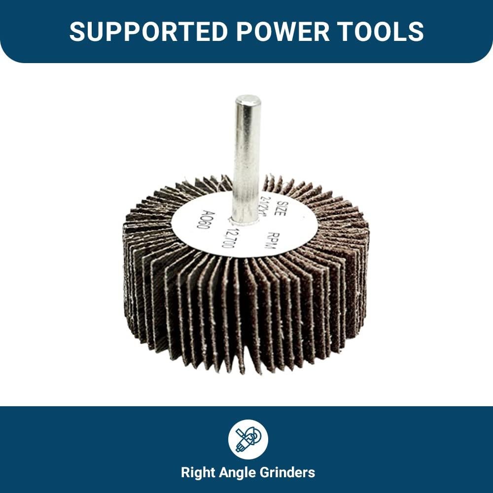 Rueda de Aletas 63.5mm x 25.4mm Benchmark Abrasives 40 Grano