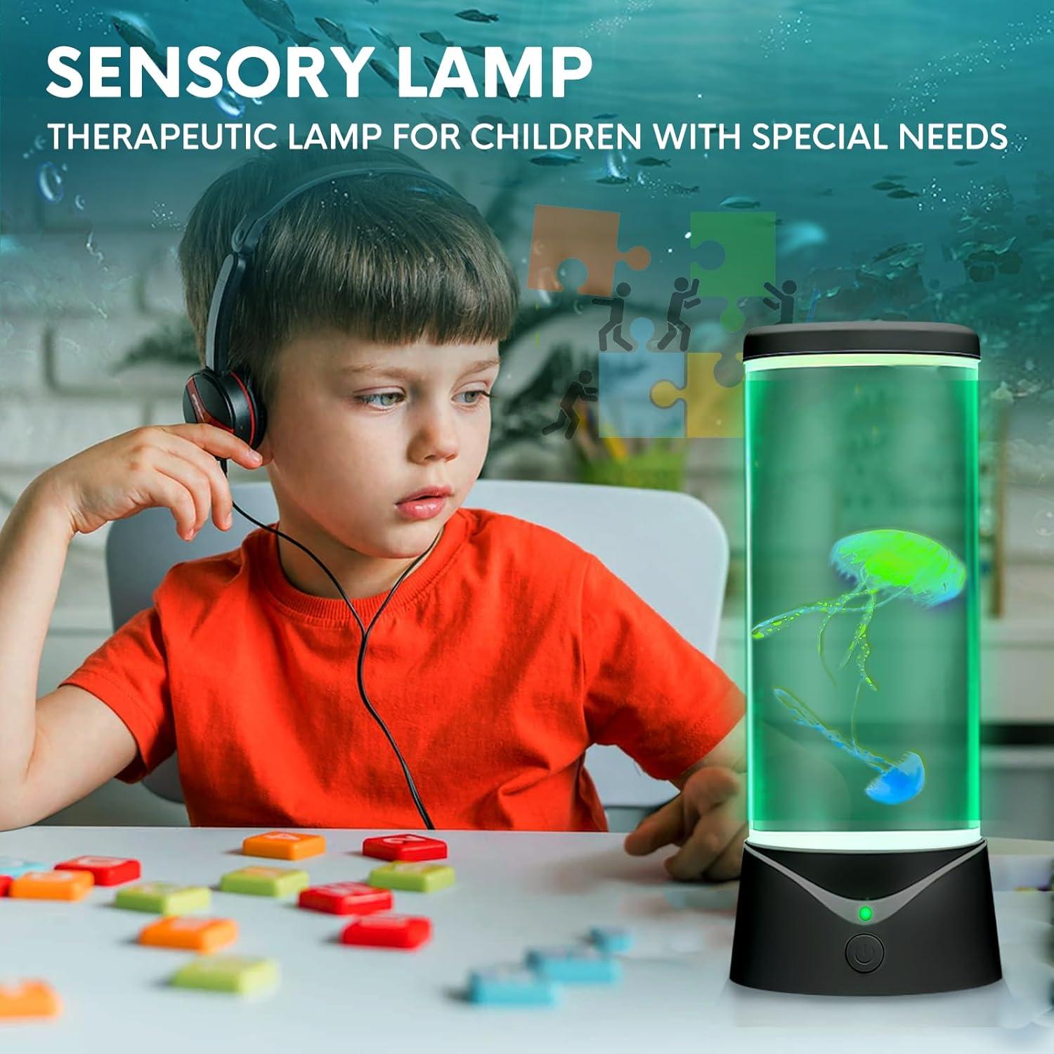 Lámpara de estado de ánimo Simblong JF Medusa Negra Grande