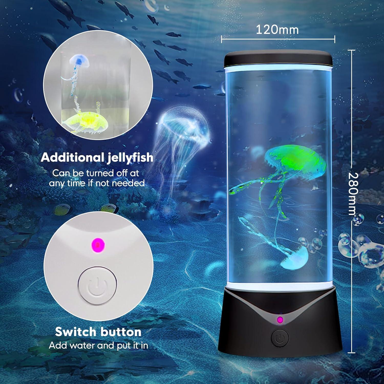 Lámpara de estado de ánimo Simblong JF Medusa Negra Grande