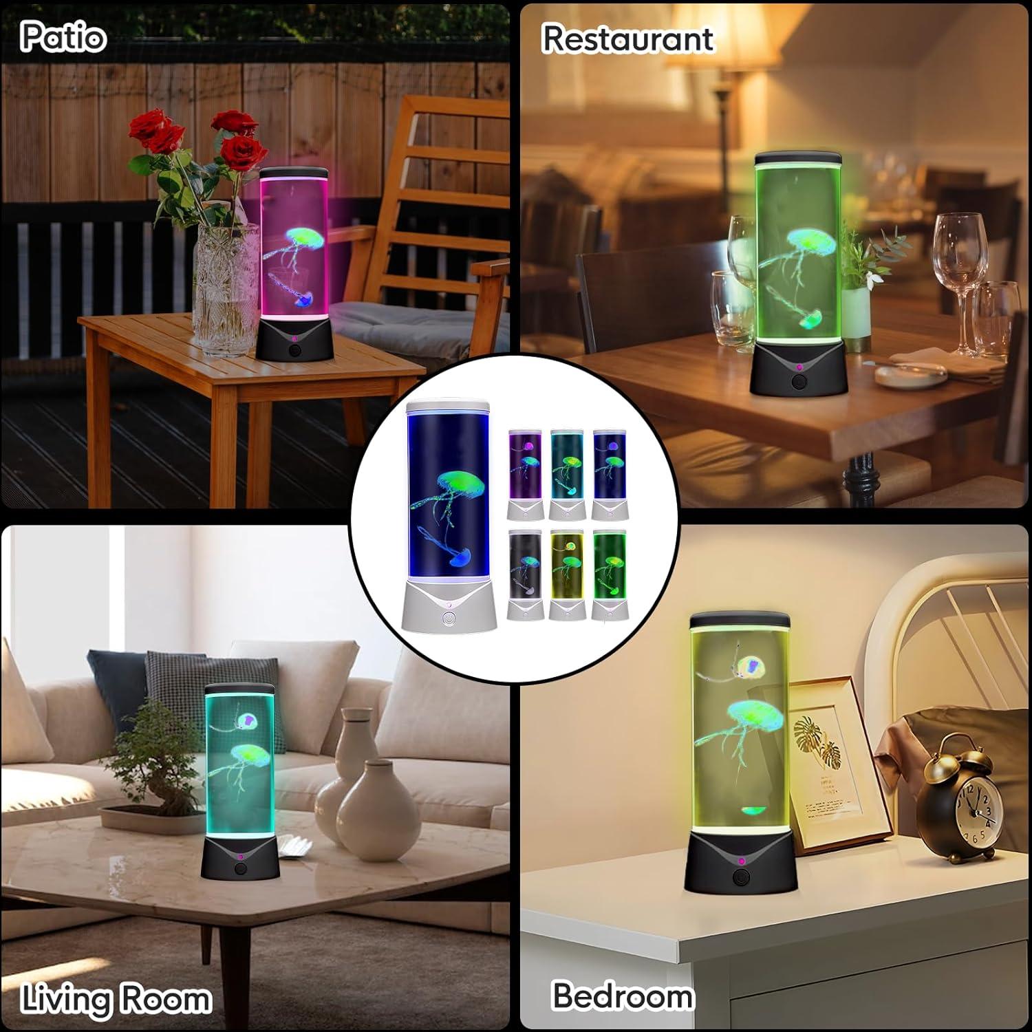 Lámpara de estado de ánimo Simblong JF Medusa Negra Grande