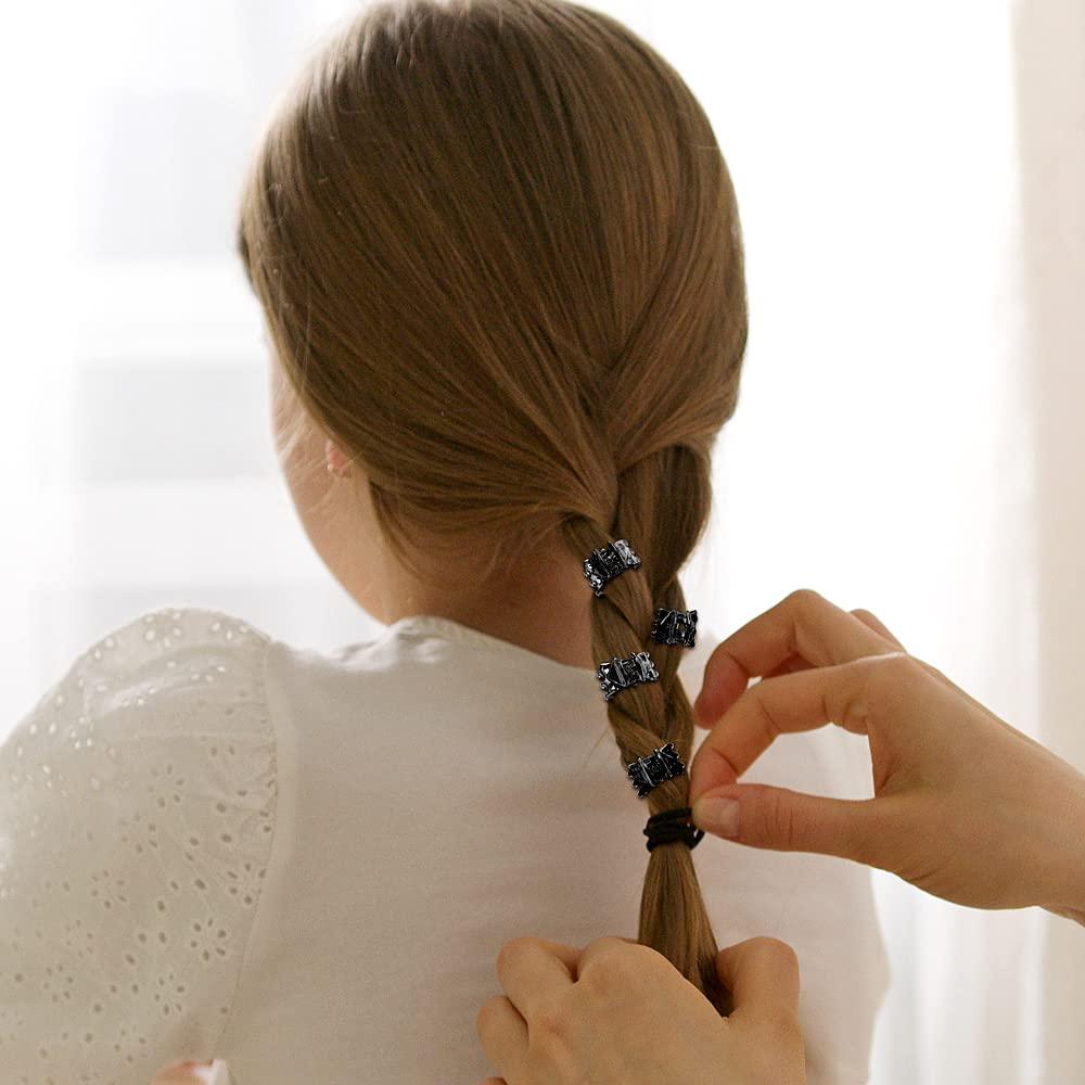 50 Clips de Garra para Cabello Yongdeli - Negro - 2x1.8 cm