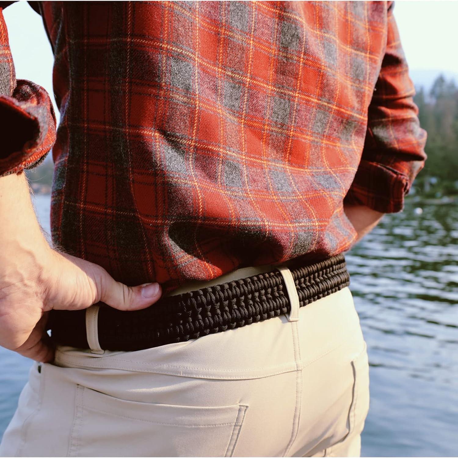 Cinturón de Paracord de Supervivencia ParaLace 550 132 cm