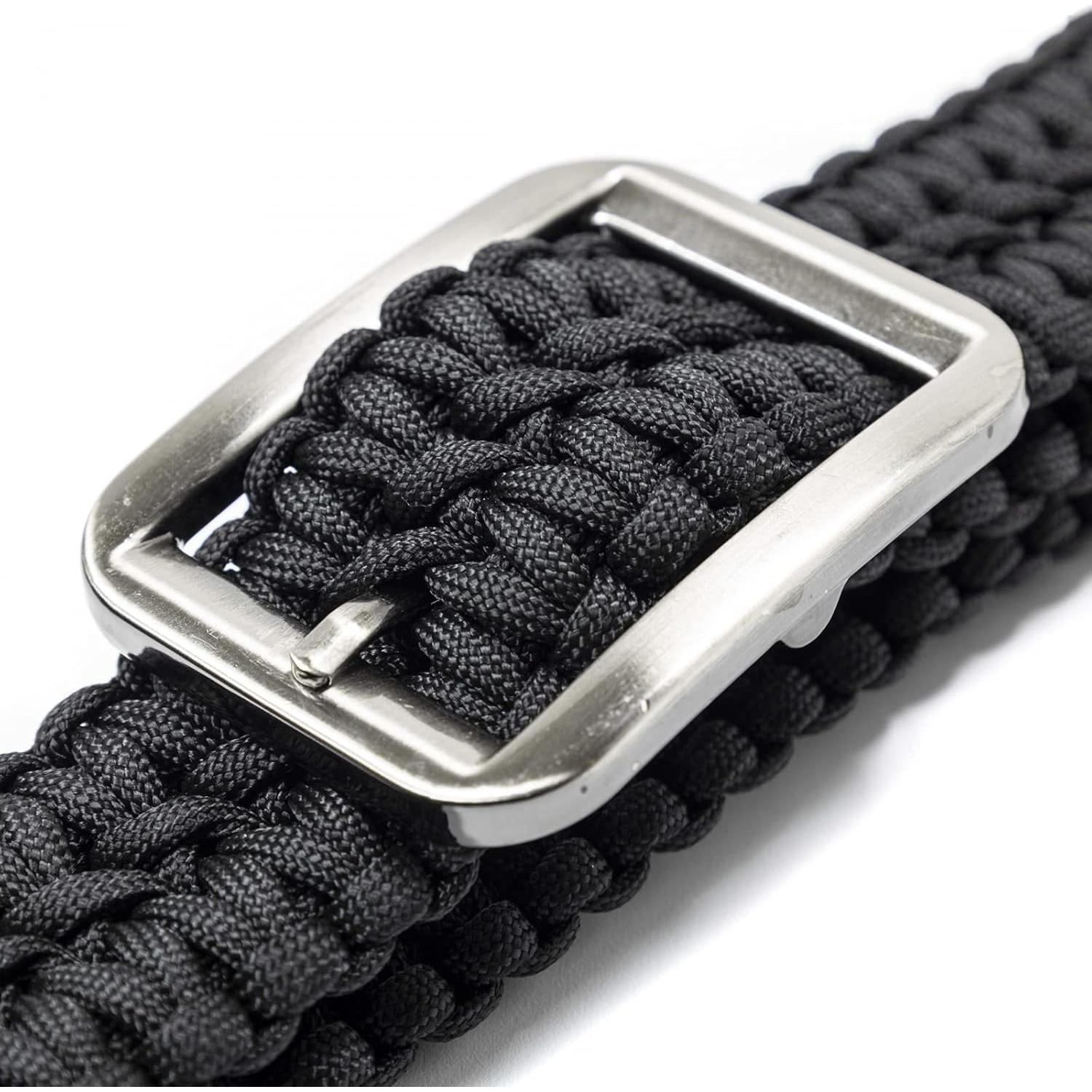 Cinturón de Paracord de Supervivencia ParaLace 550 132 cm