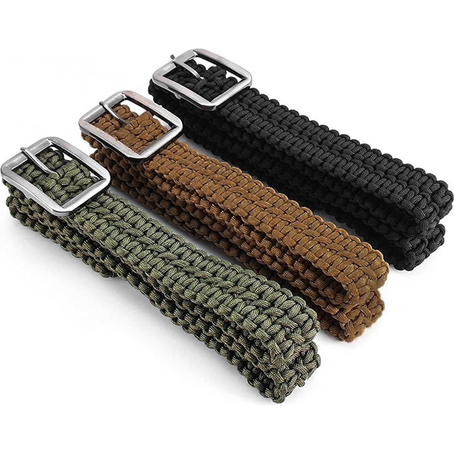 Cinturón de Paracord de Supervivencia ParaLace 550 132 cm