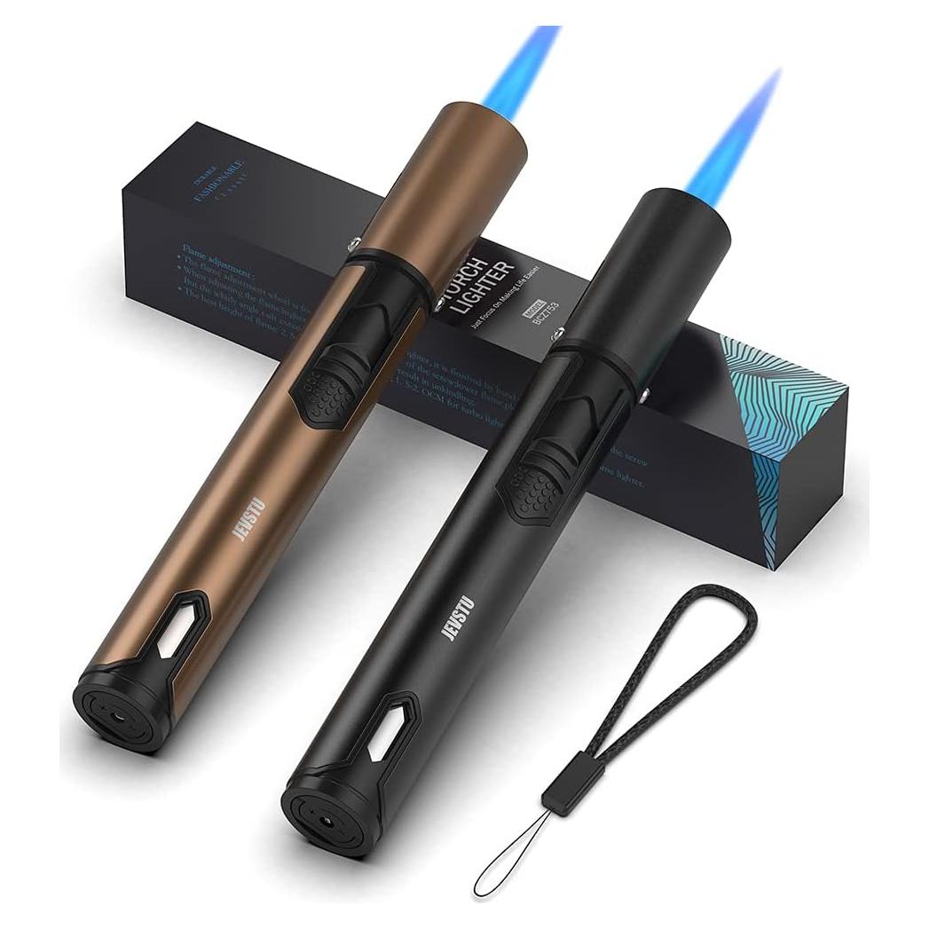 Encendedor de Antorcha JEVSTU Pack de 2 Butano Ajustable