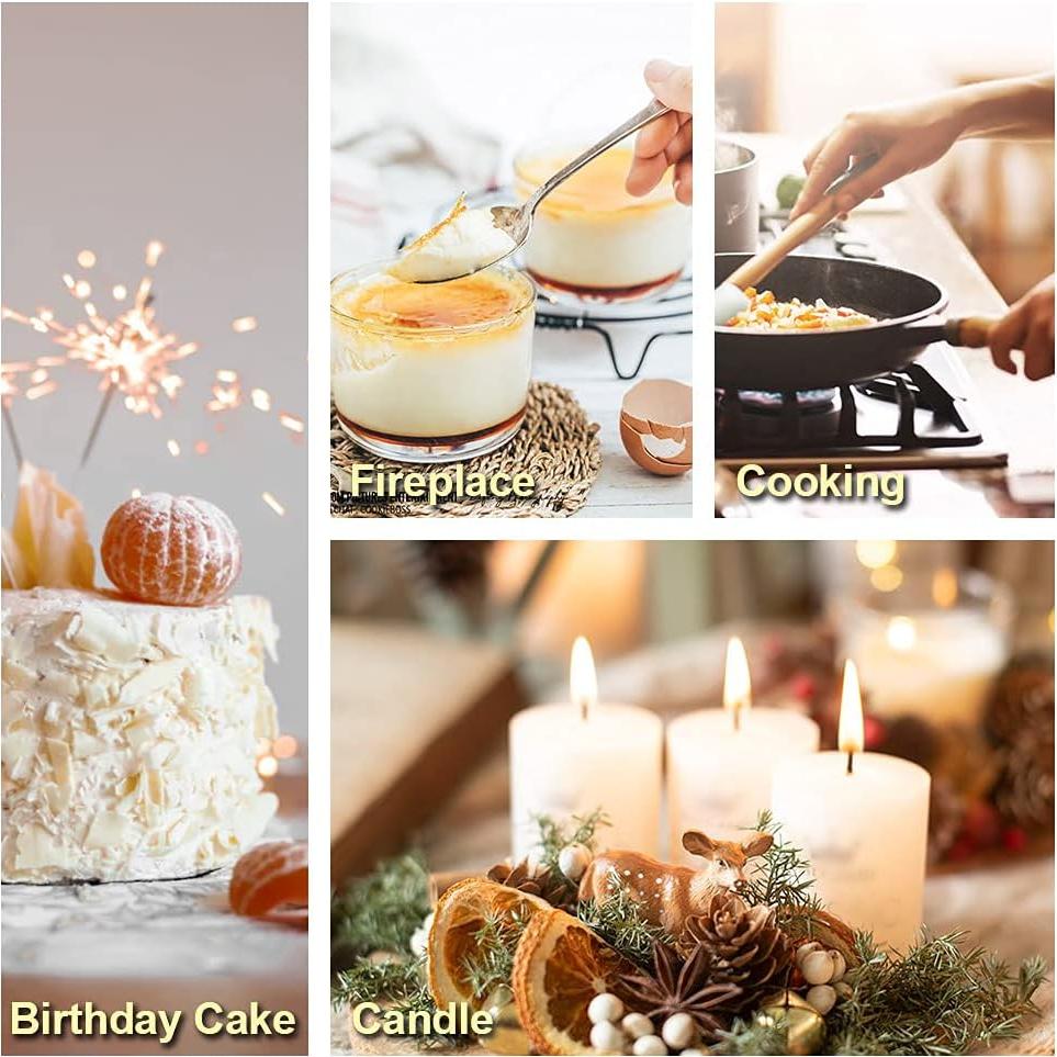 Encendedor de Antorcha JEVSTU Pack de 2 Butano Ajustable