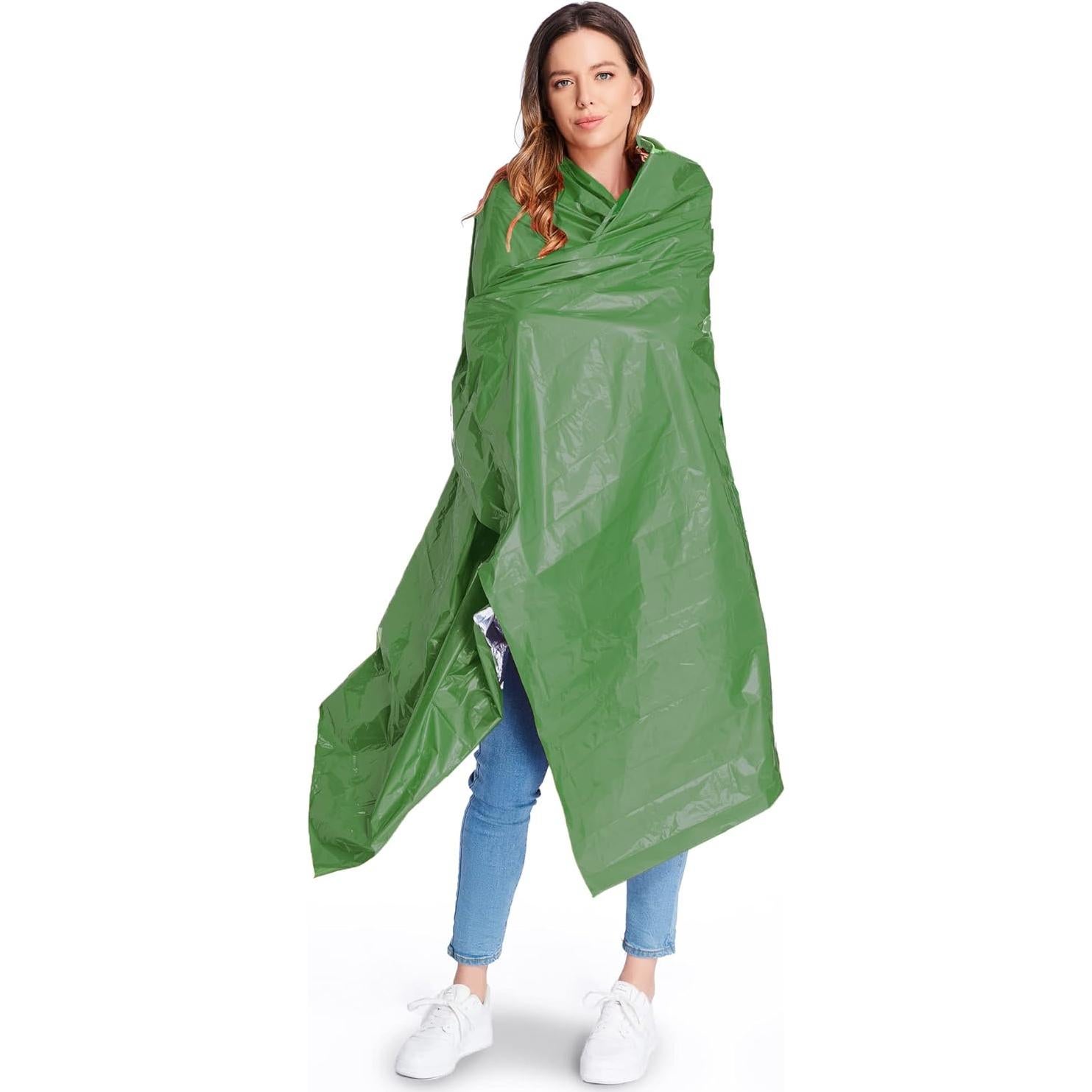 Mantas de Emergencia ANLOKE Mylar 82x62 cm Paquete de 4