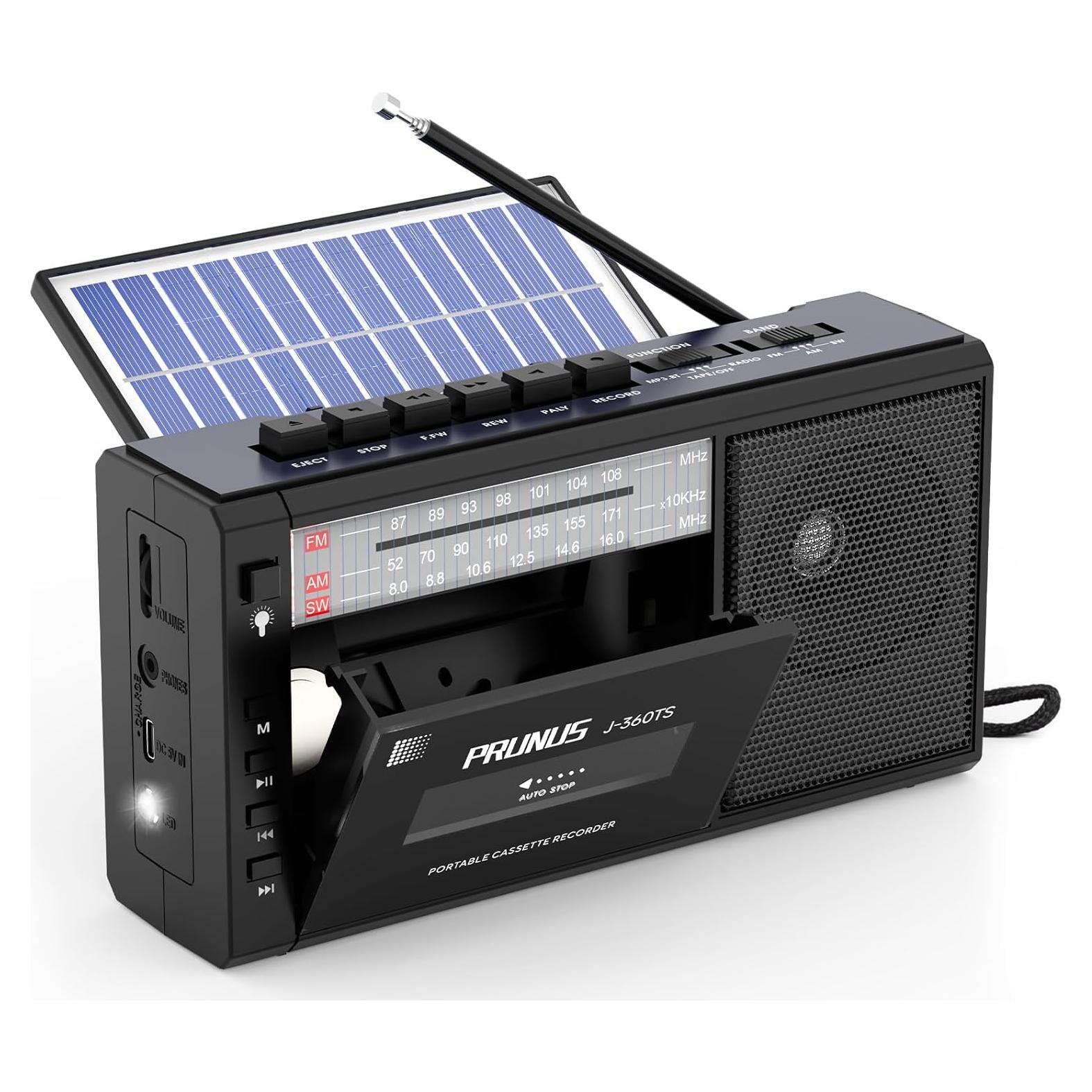 Reproductor de Cinta PRUNUS J-360 Boombox Bluetooth y Radio