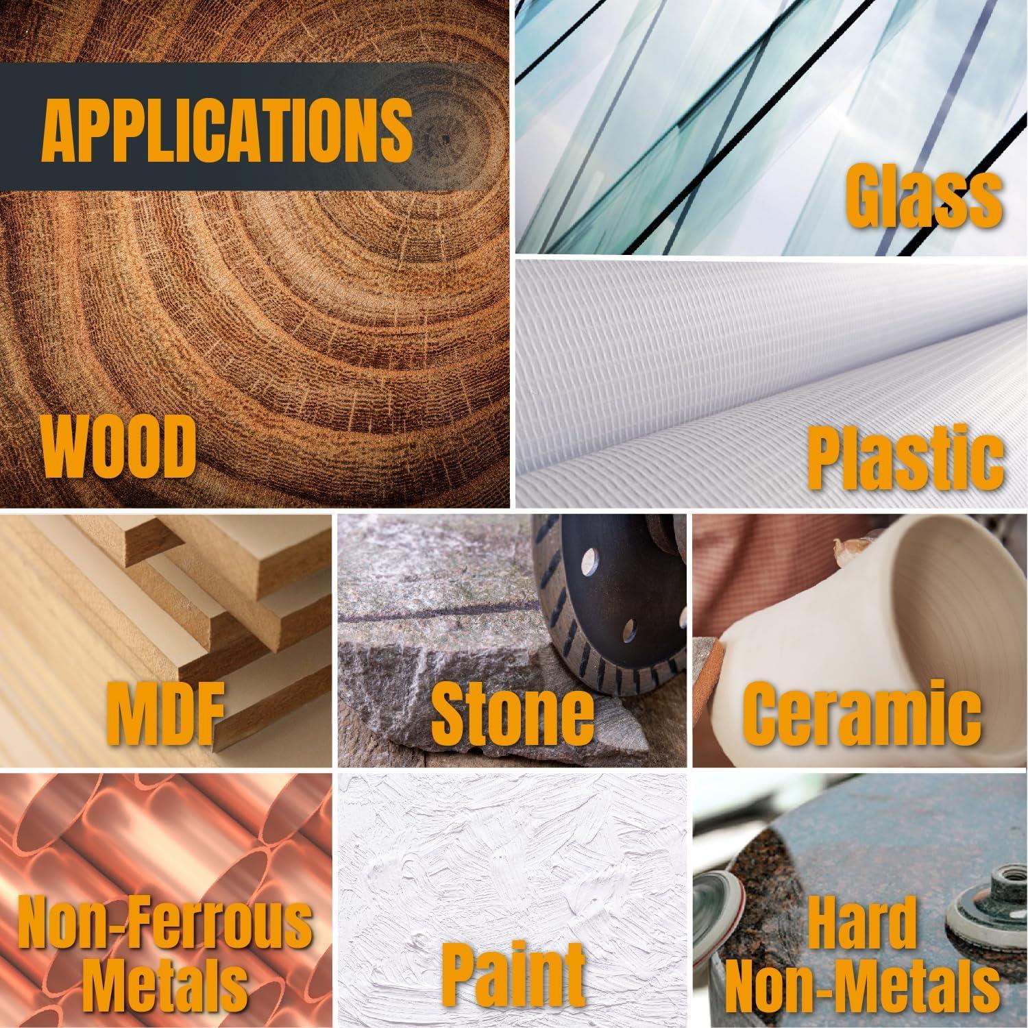 Cintas de Lijado POWERTEC 18PK 3x60-400 Granos 1.5x76.2cm