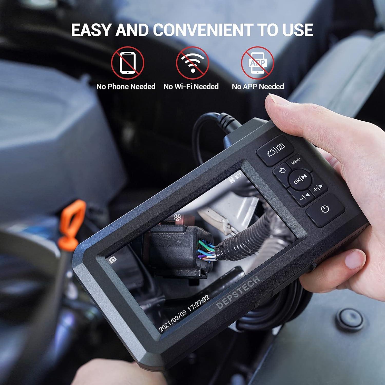 Endoscopio Industrial DEPSTECH DS300 5.5mm 1080P LCD 4.3"