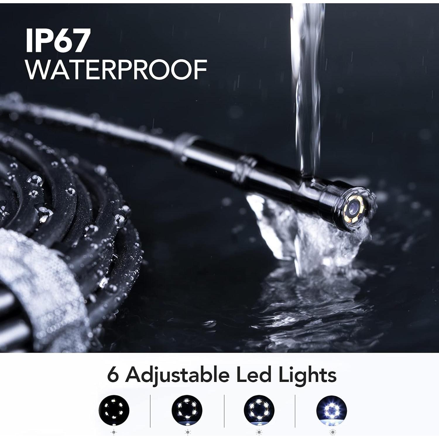 Endoscopio Industrial DEPSTECH DS300 5.5mm 1080P LCD 4.3"