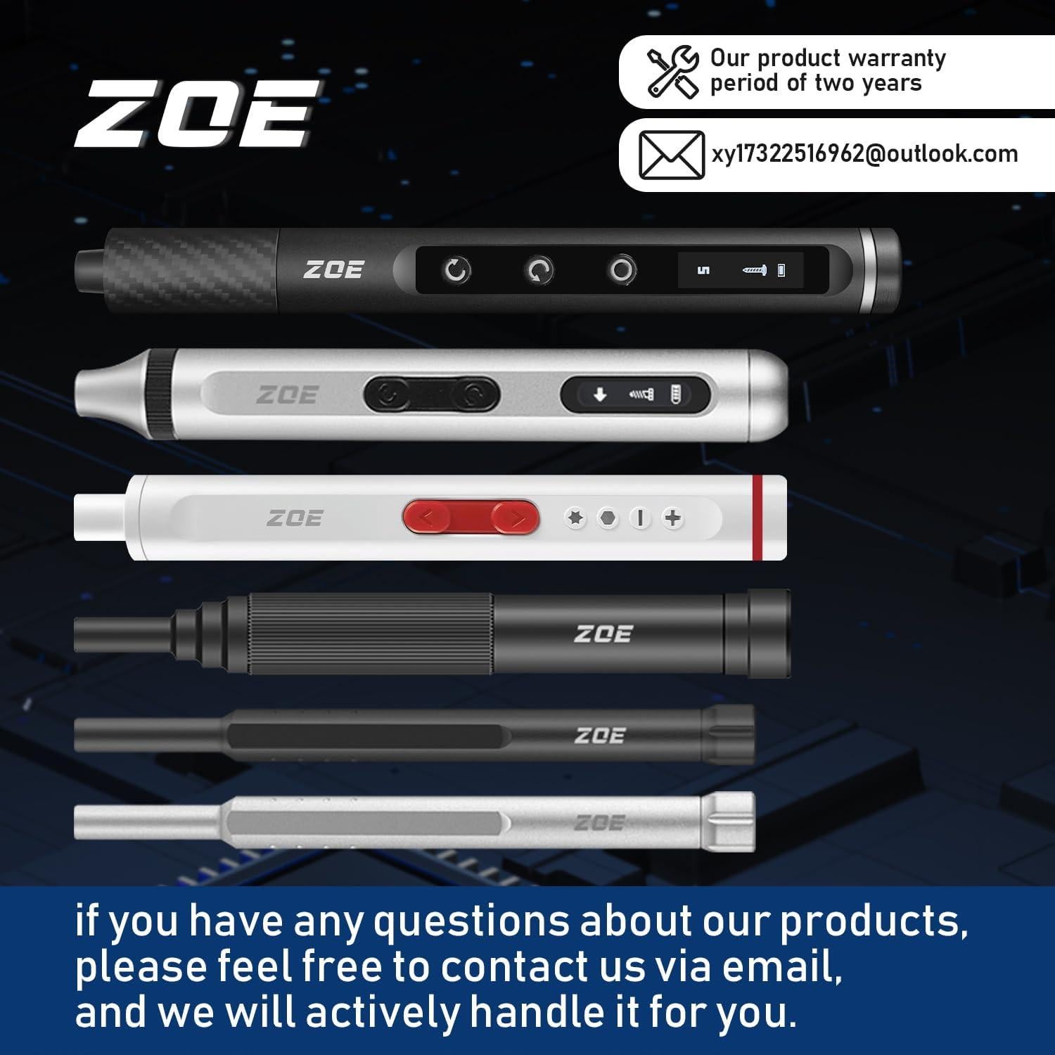 Electric screwdriver cordless set,40-in-1 precision screwdriver set with LED light and 20 S2 magnetic Bits,Small tool kit for Phones,Laptops,Watches,Electronics,Mini battery powered screwdriver set