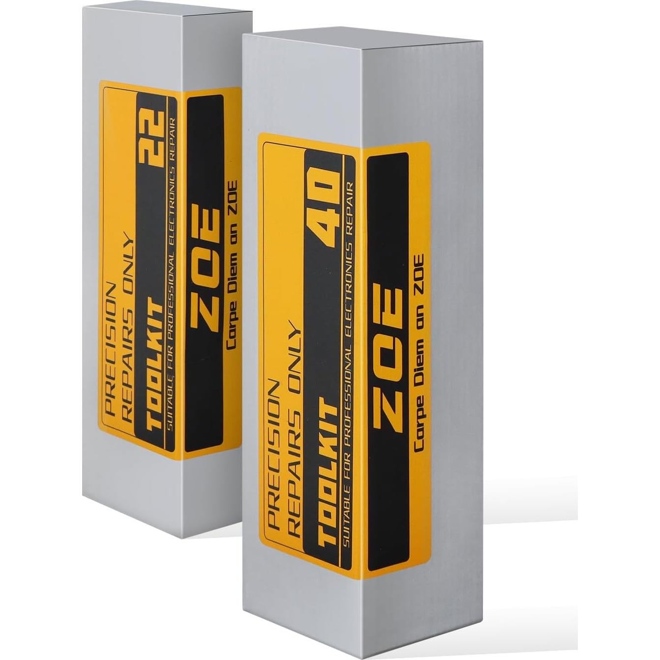 Electric screwdriver cordless set,40-in-1 precision screwdriver set with LED light and 20 S2 magnetic Bits,Small tool kit for Phones,Laptops,Watches,Electronics,Mini battery powered screwdriver set