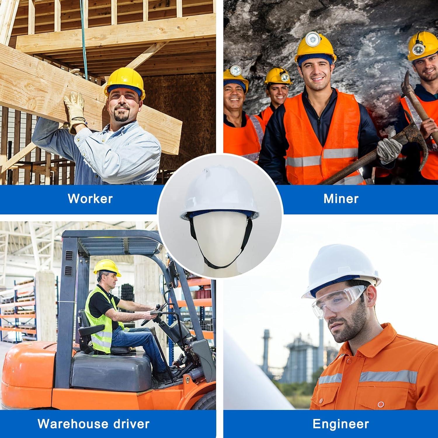 15 Bandas de Sudor para Casco DEKELIY Algodón Azul