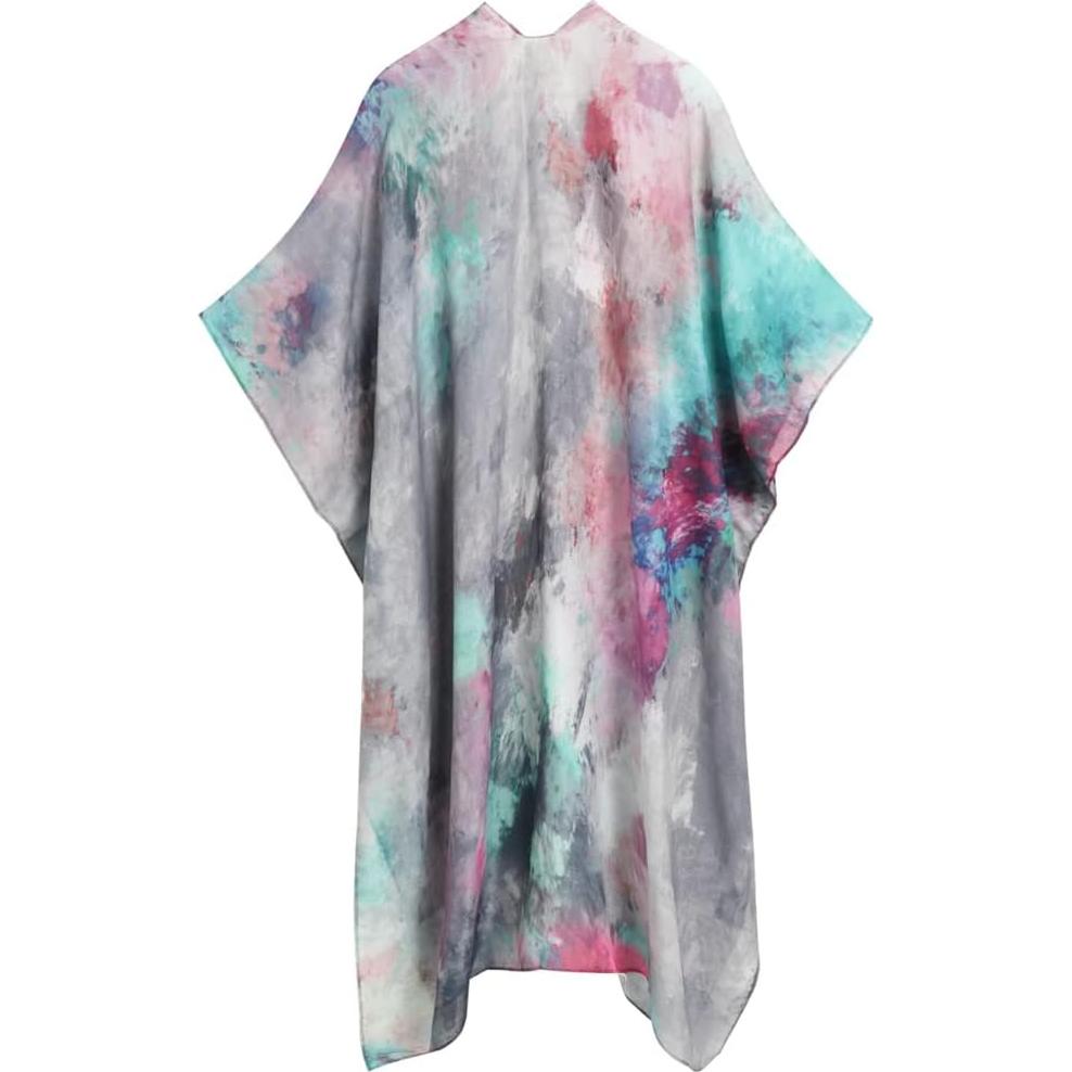 Cárdigan Kimono Mujer Umjetnost Floral 90 cm Suelto