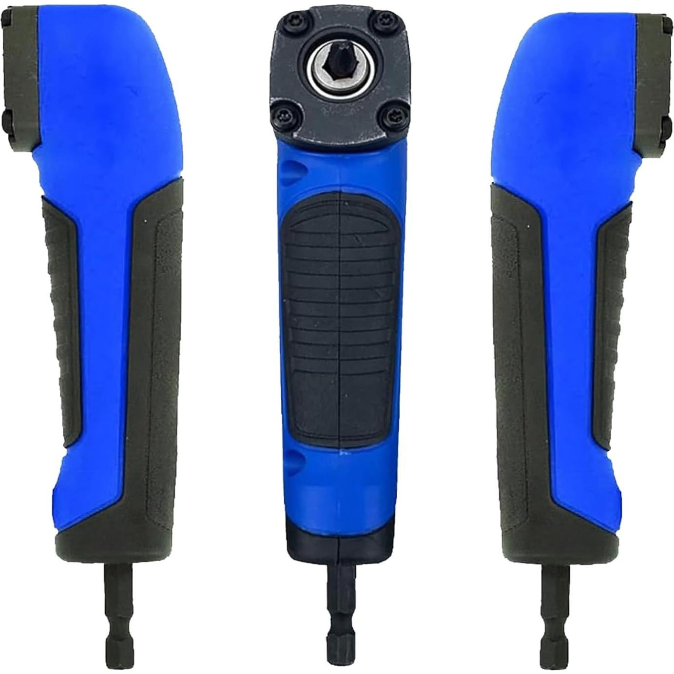 Adaptador de Taladro en Ángulo Recto MJFUNTXY 90° Azul