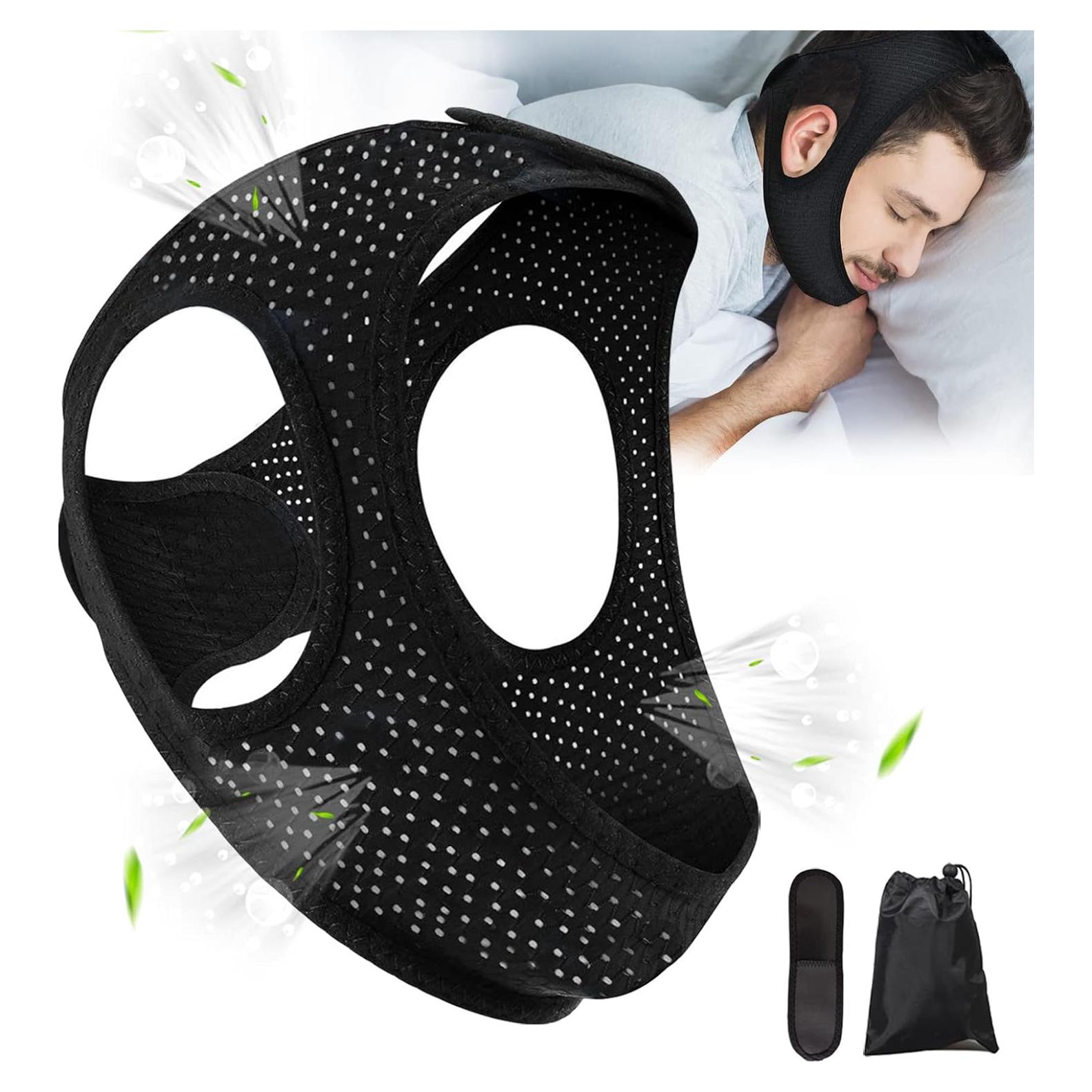 Correa para Barbilla Anti Ronquidos Forzacx - Transpirable Negro