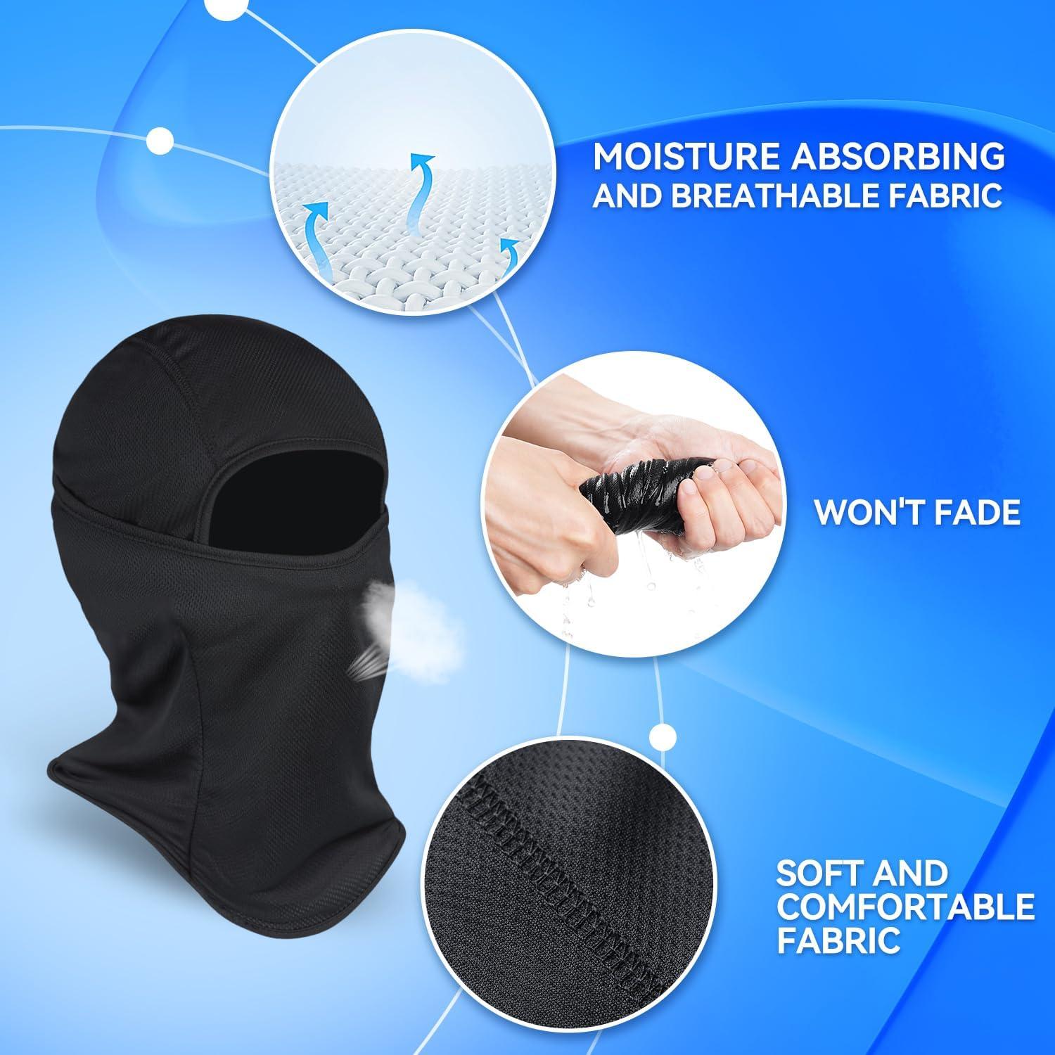 Máscara Balaclava Invierno 3 Piezas UV Protección - Unisex