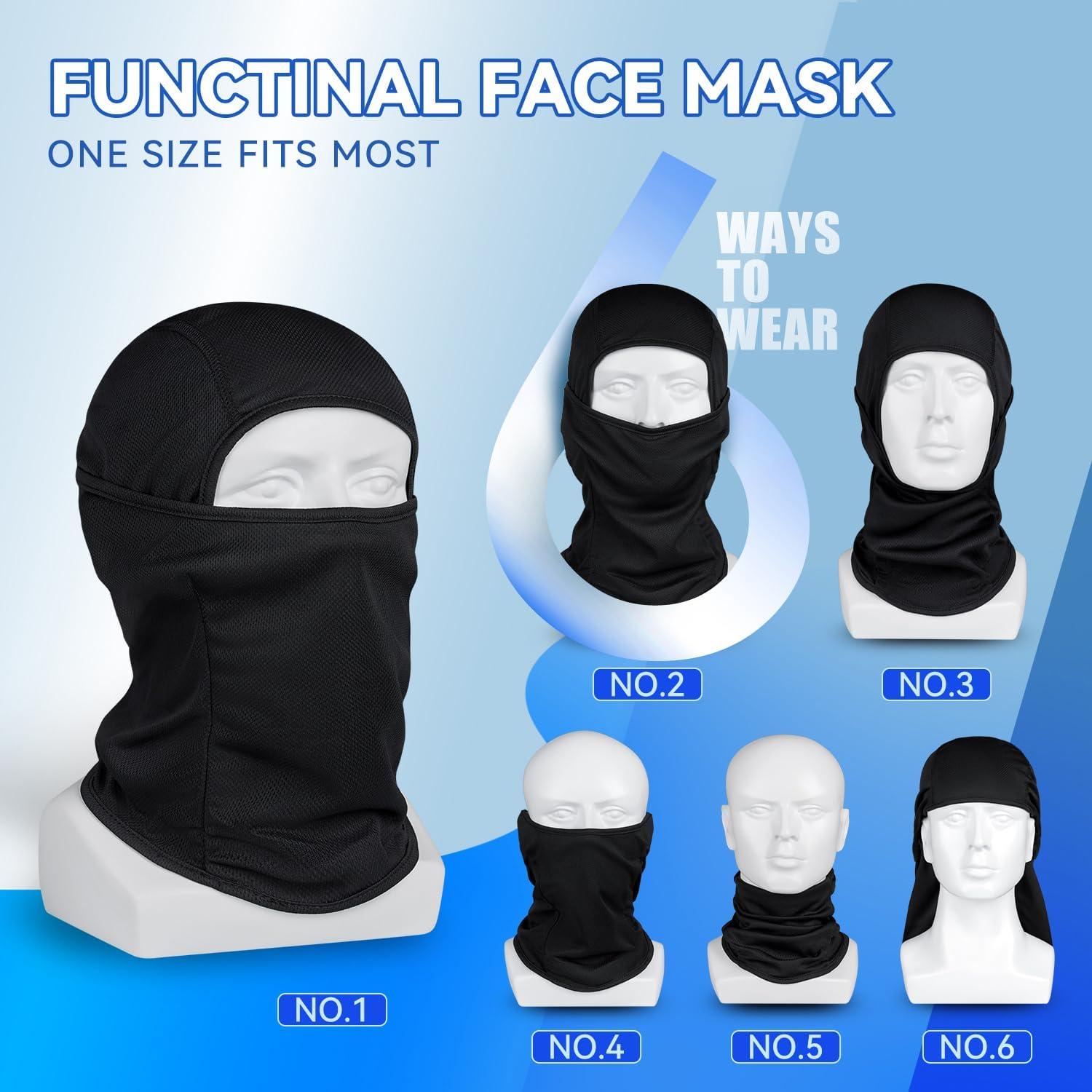 Máscara Balaclava Invierno 3 Piezas UV Protección - Unisex