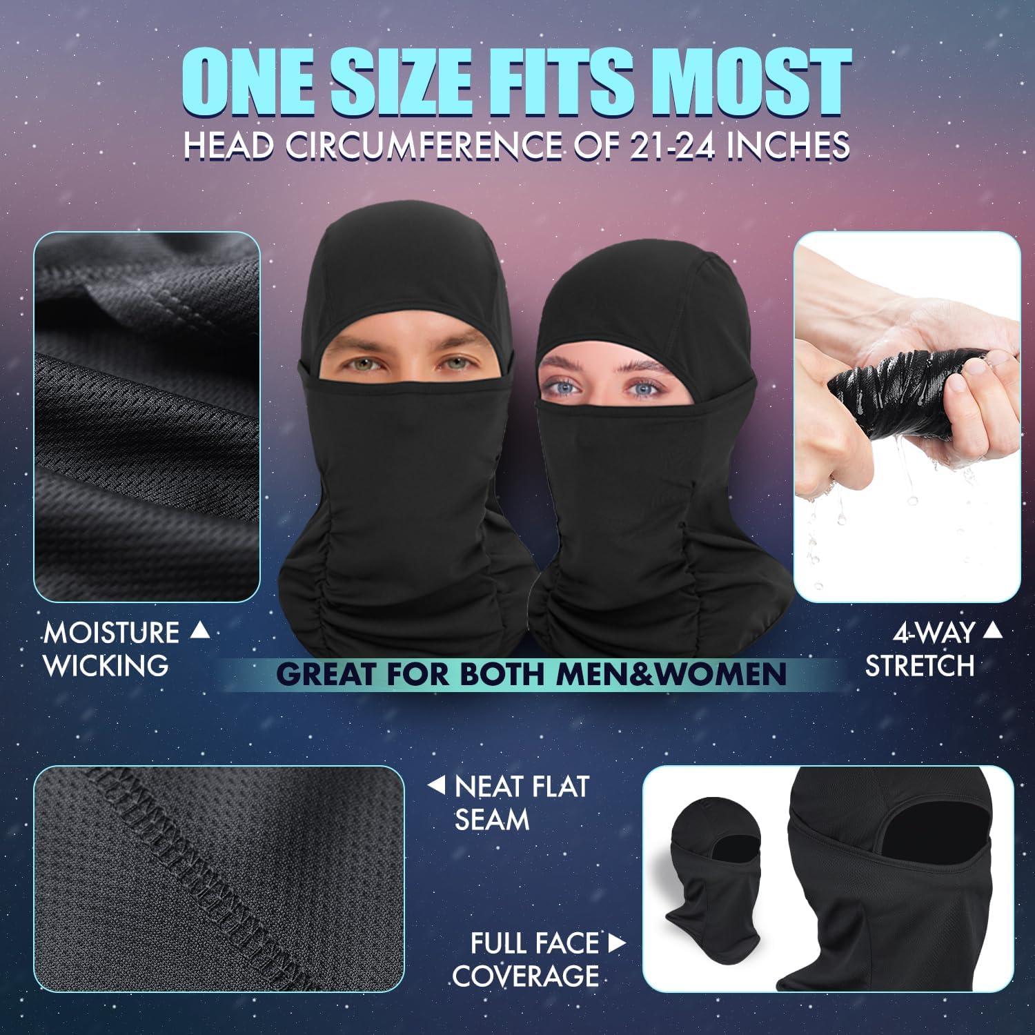 Máscara Balaclava Invierno 3 Piezas UV Protección - Unisex