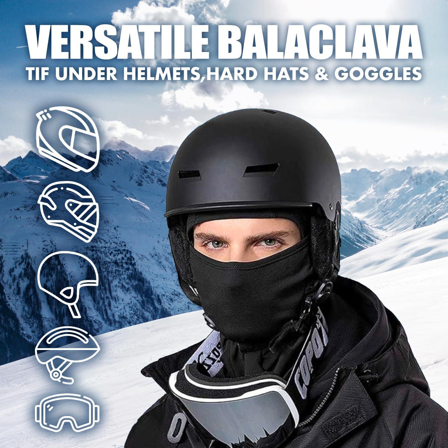 Máscara Balaclava Invierno 3 Piezas UV Protección - Unisex