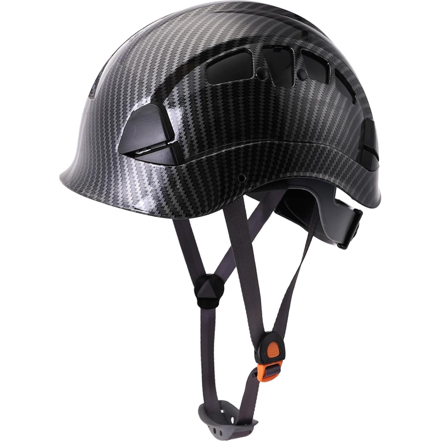 Casco de Seguridad LOHASTAR Patrón Grafito Negro 16,5-20,3 cm
