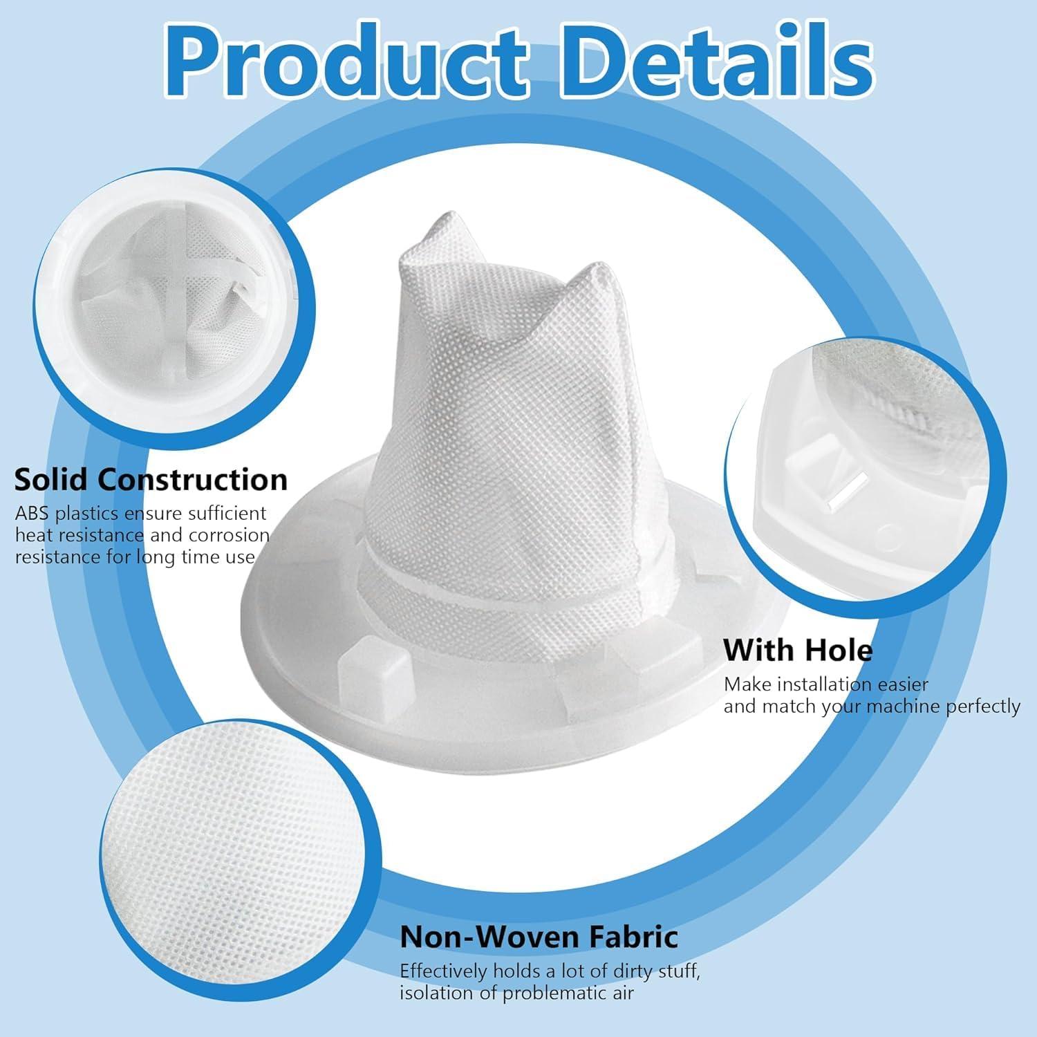 Paquete de 4 Filtros de Reemplazo Funmit VF110 para Black & Decker