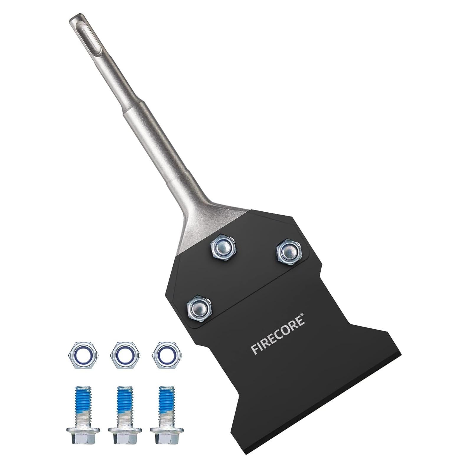 Raspador de Piso SDS Plus Firecore 4" x 10" con Repuestos