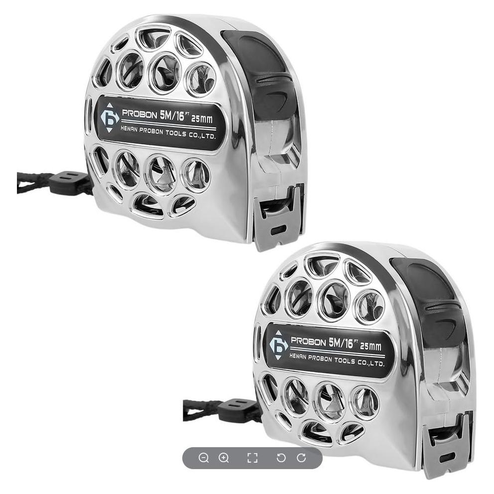 Cinta Métrica Retráctil 5m Jiyuannieqiguanggaobu Acero Inoxidable