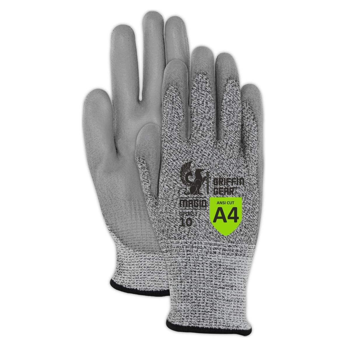 Guantes de Trabajo MAGID Nitrilo A4 12 Pares Talla 9