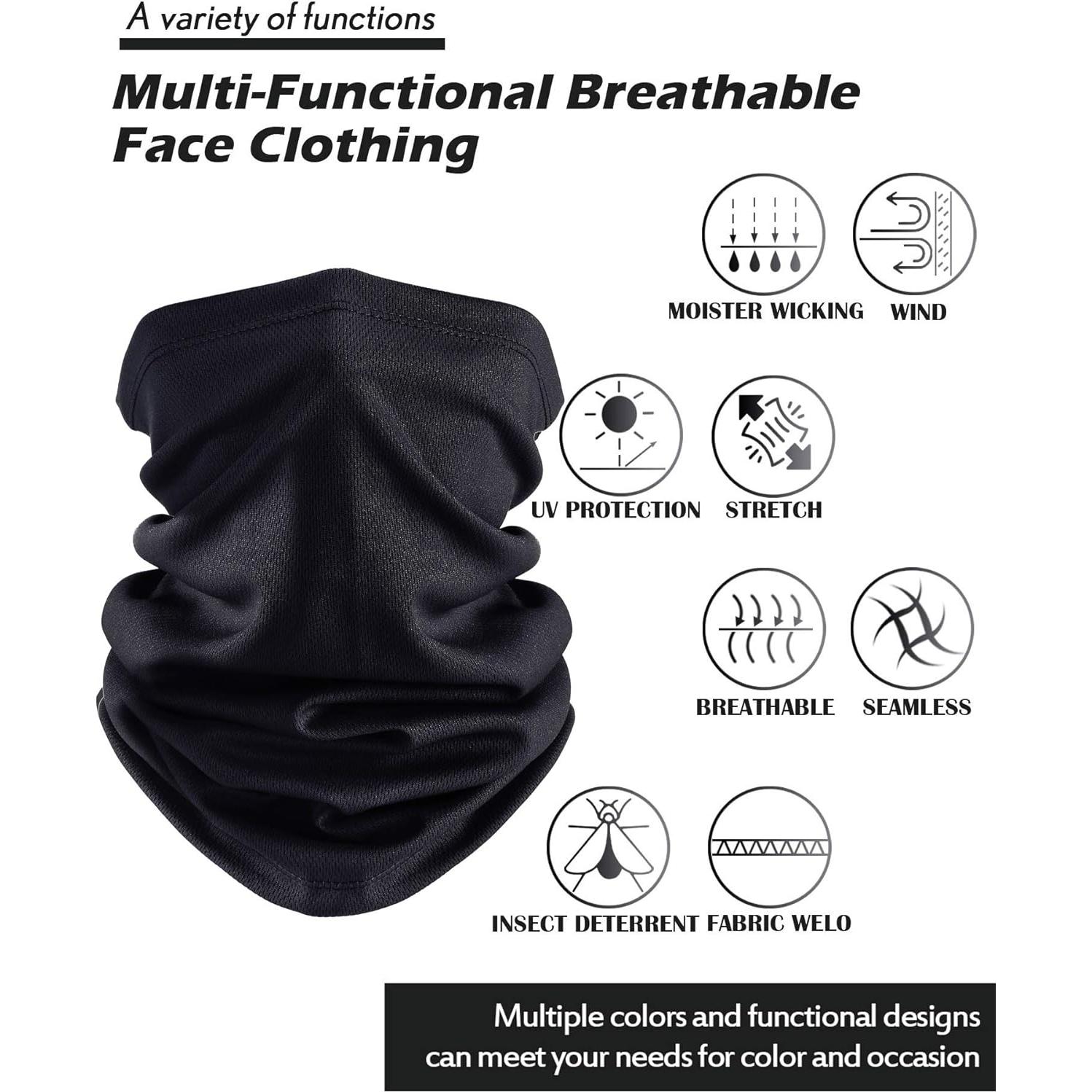 Gaiter de Cuello SATINIOR 8 Piezas UV Refrigerante 25x42cm