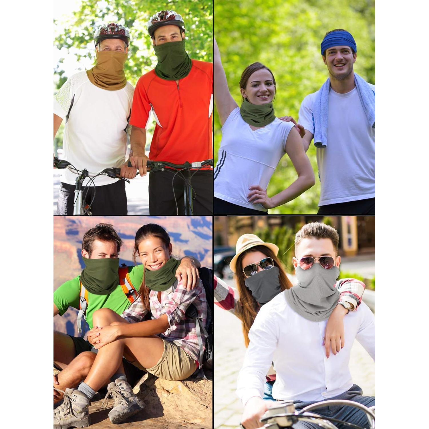 Gaiter de Cuello SATINIOR 8 Piezas UV Refrigerante 25x42cm