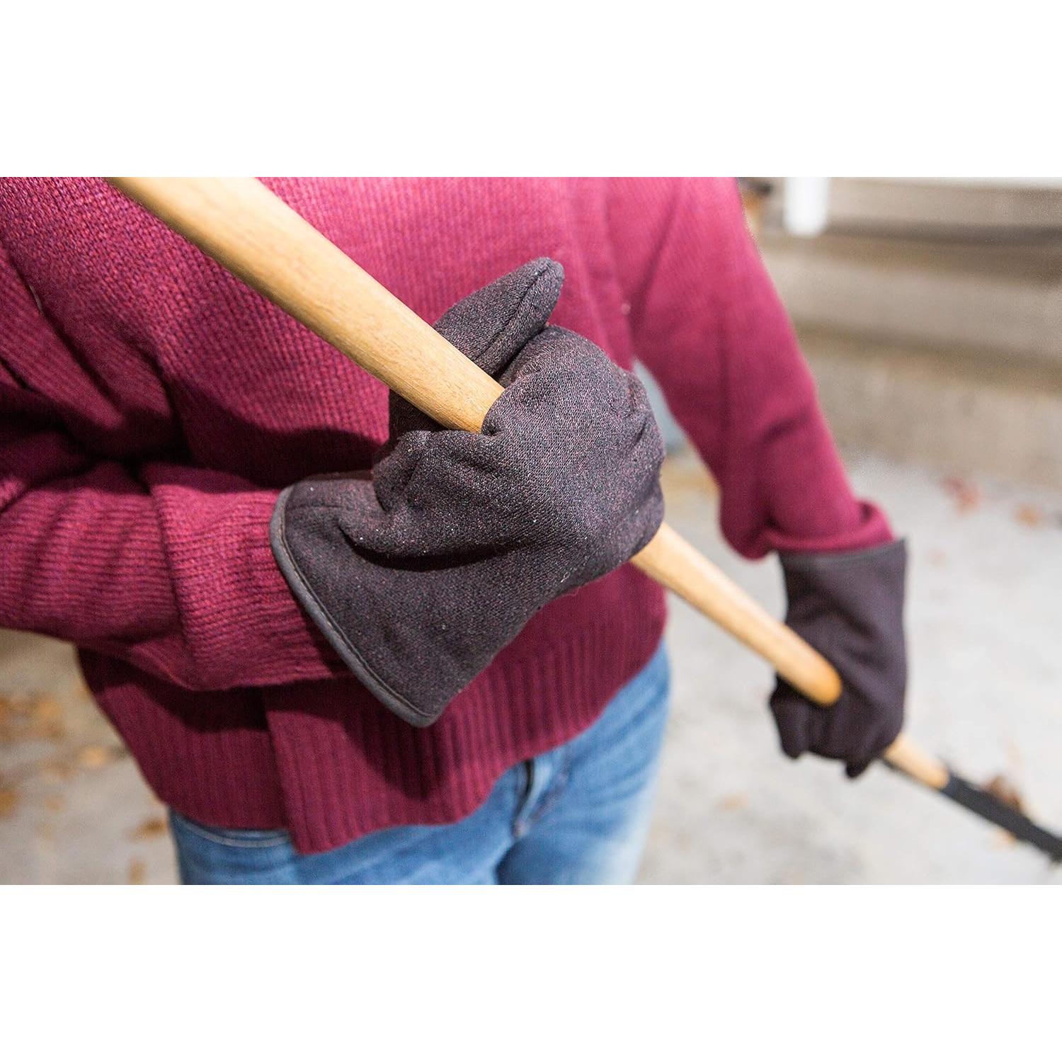 Guantes de Trabajo Invierno G & F Grande Forro Polar Rojo