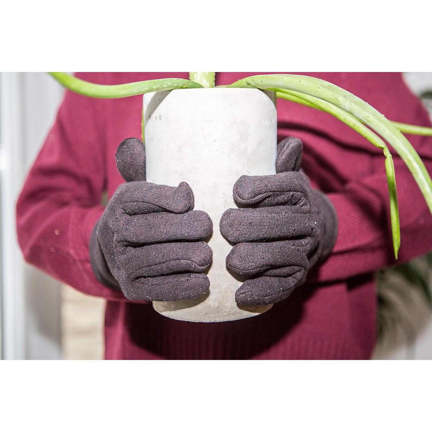 Guantes de Trabajo Invierno G & F Grande Forro Polar Rojo