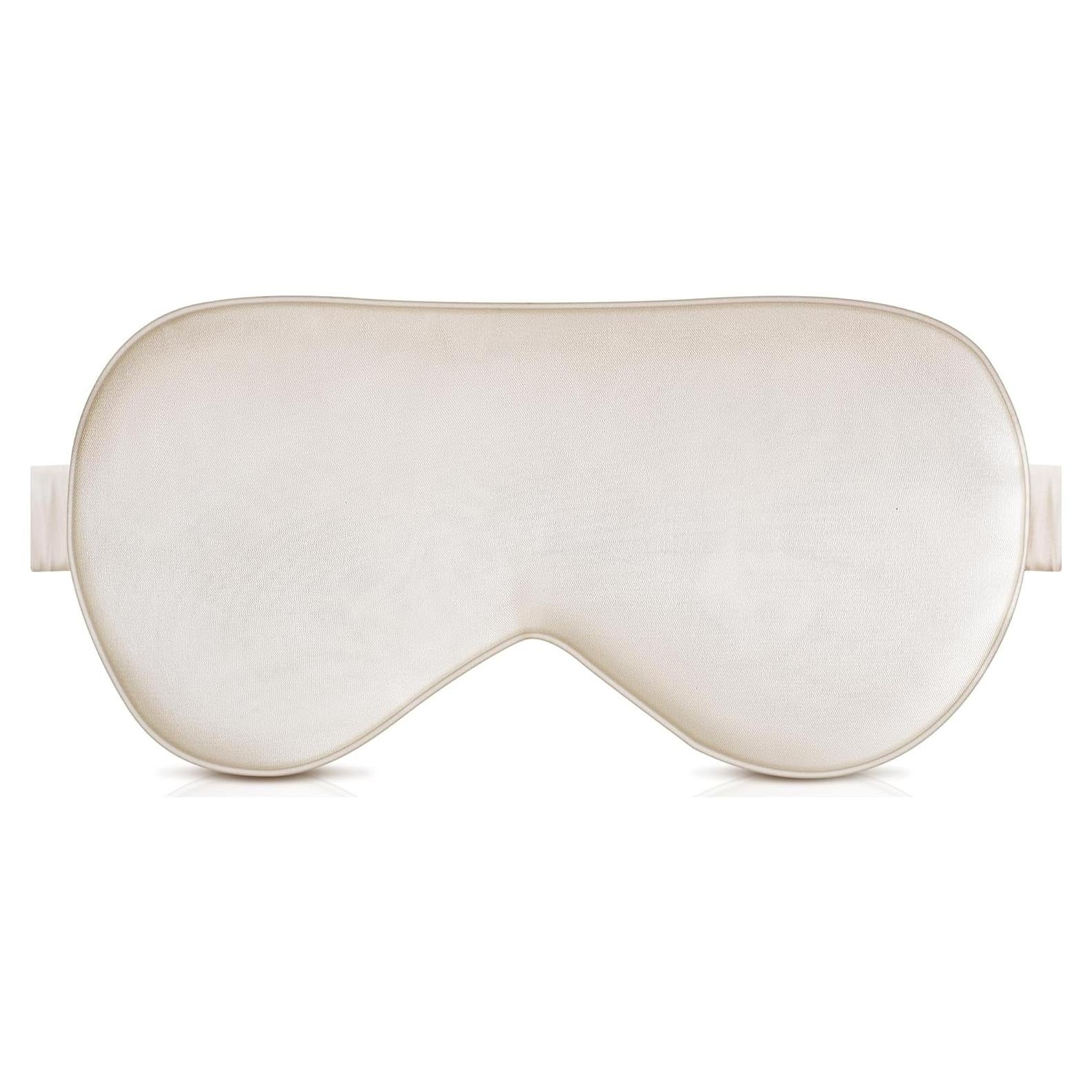 Máscara de Sueño de Seda BOKOR Champagne - Bloquea Luz