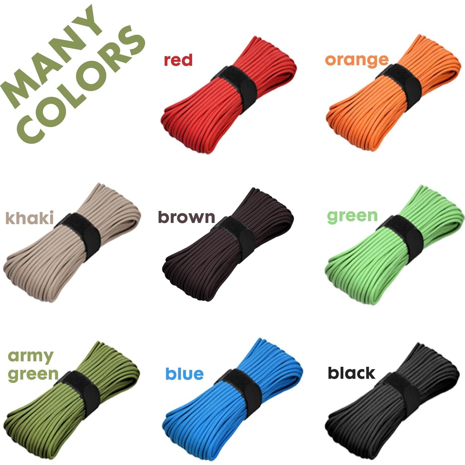 Cuerda Paracord 550 KOKKOYA 30.5m Nylon Verde Militar