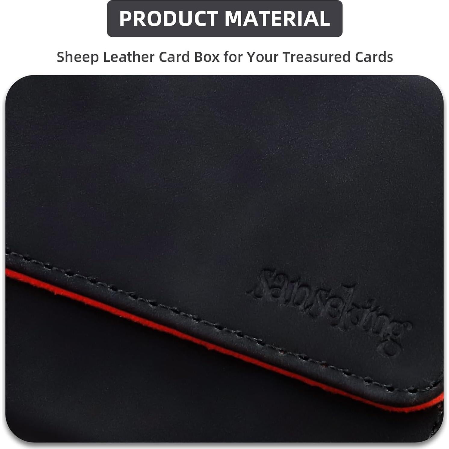 Caja de Barajas Sanseking para MTG - Cuero Suave, 100+ Cartas