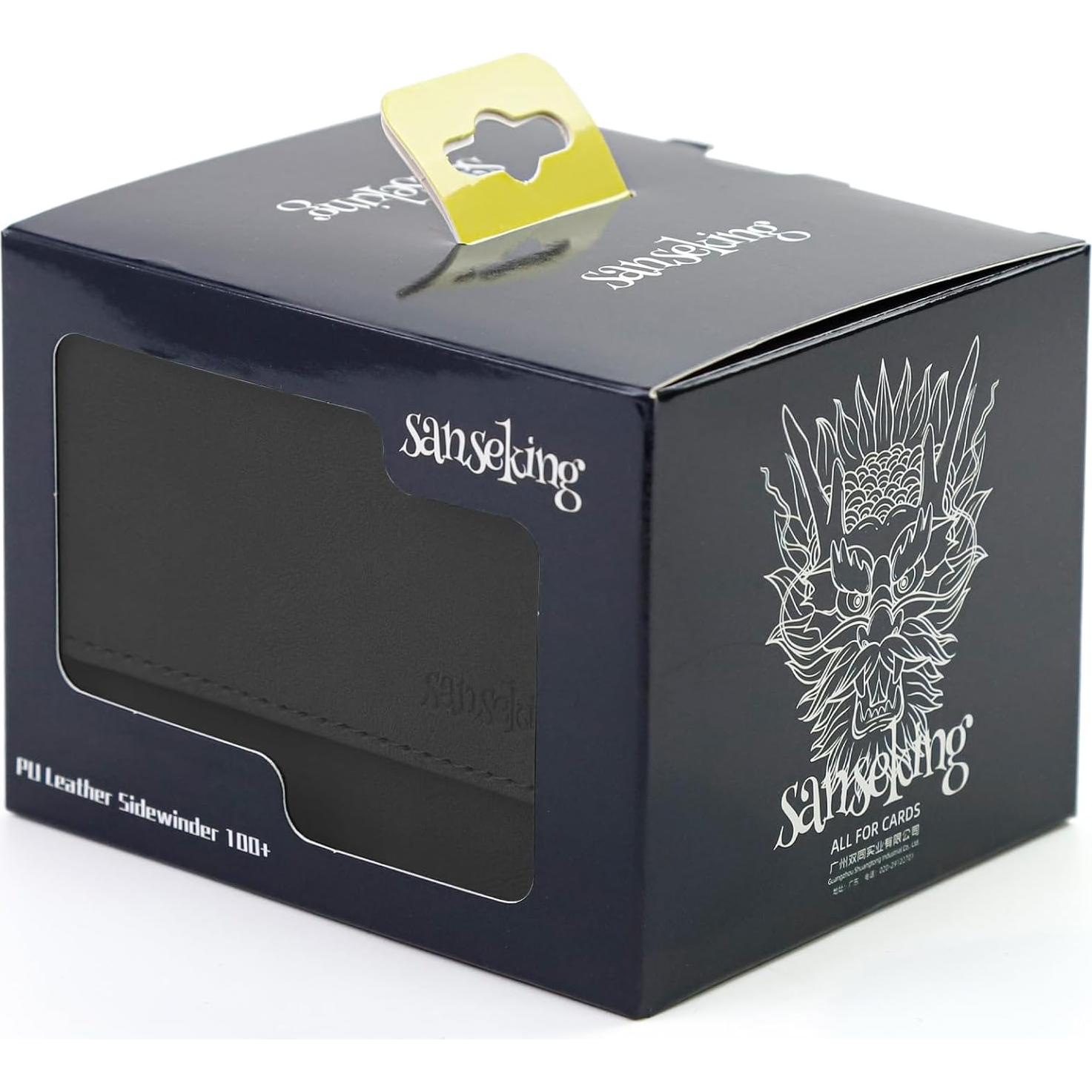 Caja de Barajas Sanseking para MTG - Cuero Suave, 100+ Cartas