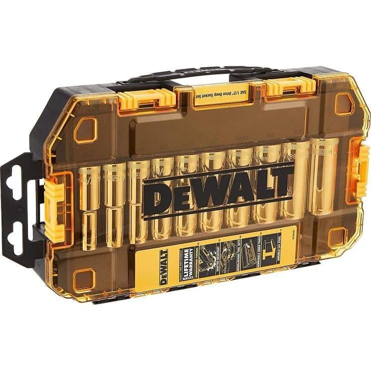 Juego de Enchufes Profundos DEWALT DWMT73814 10 Piezas 1/2"