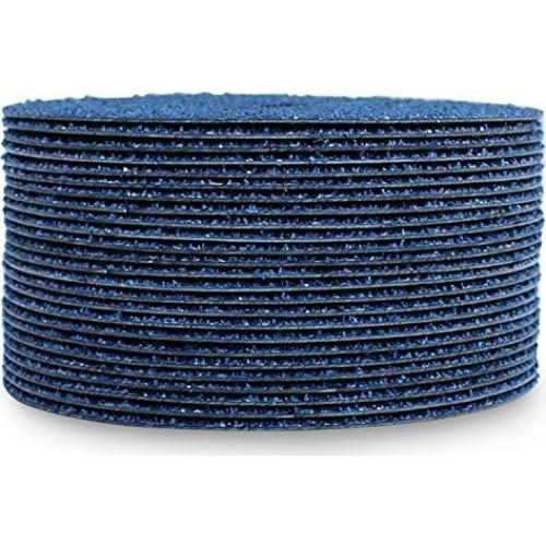 BHA Zirconia Resin Fiber Grinding and Sanding Discs, 7” x 7/8”, 24 Grit - 25 Pack