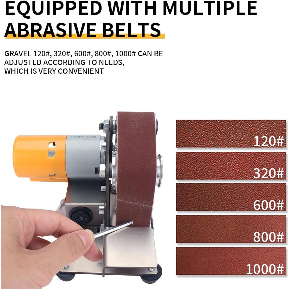 Mini Lijadora de Banda Eléctrica Baisiky 220V 7 Velocidades