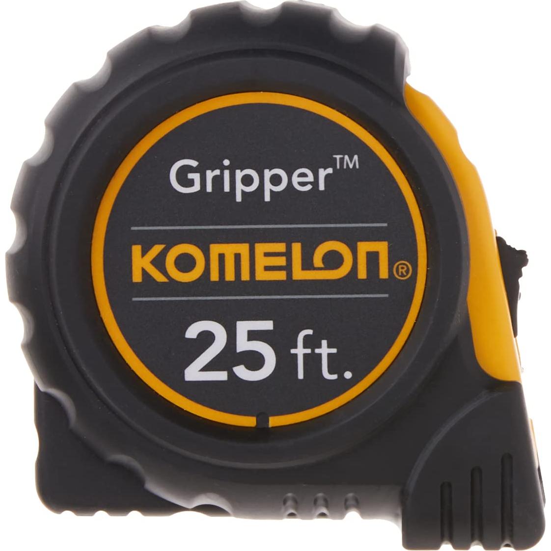 Cinta Métrica Komelon Gripper 7.6m Acero Recubierto Negro
