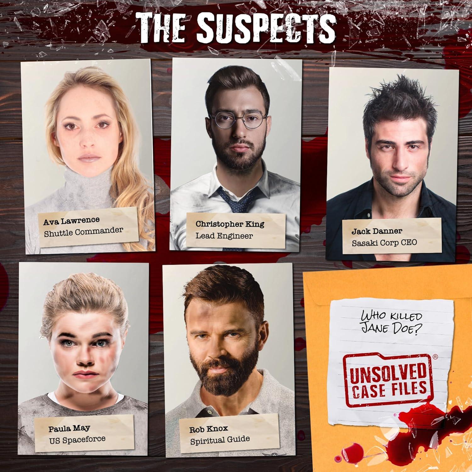 Juego de Misterio Archivos de Caso No Resueltos - Jane Doe