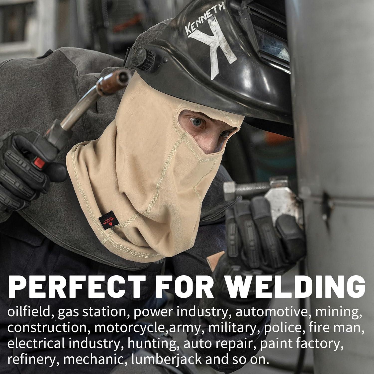 Capucha de Soldadura FR Balaclava Algodón HRC2 Unisex