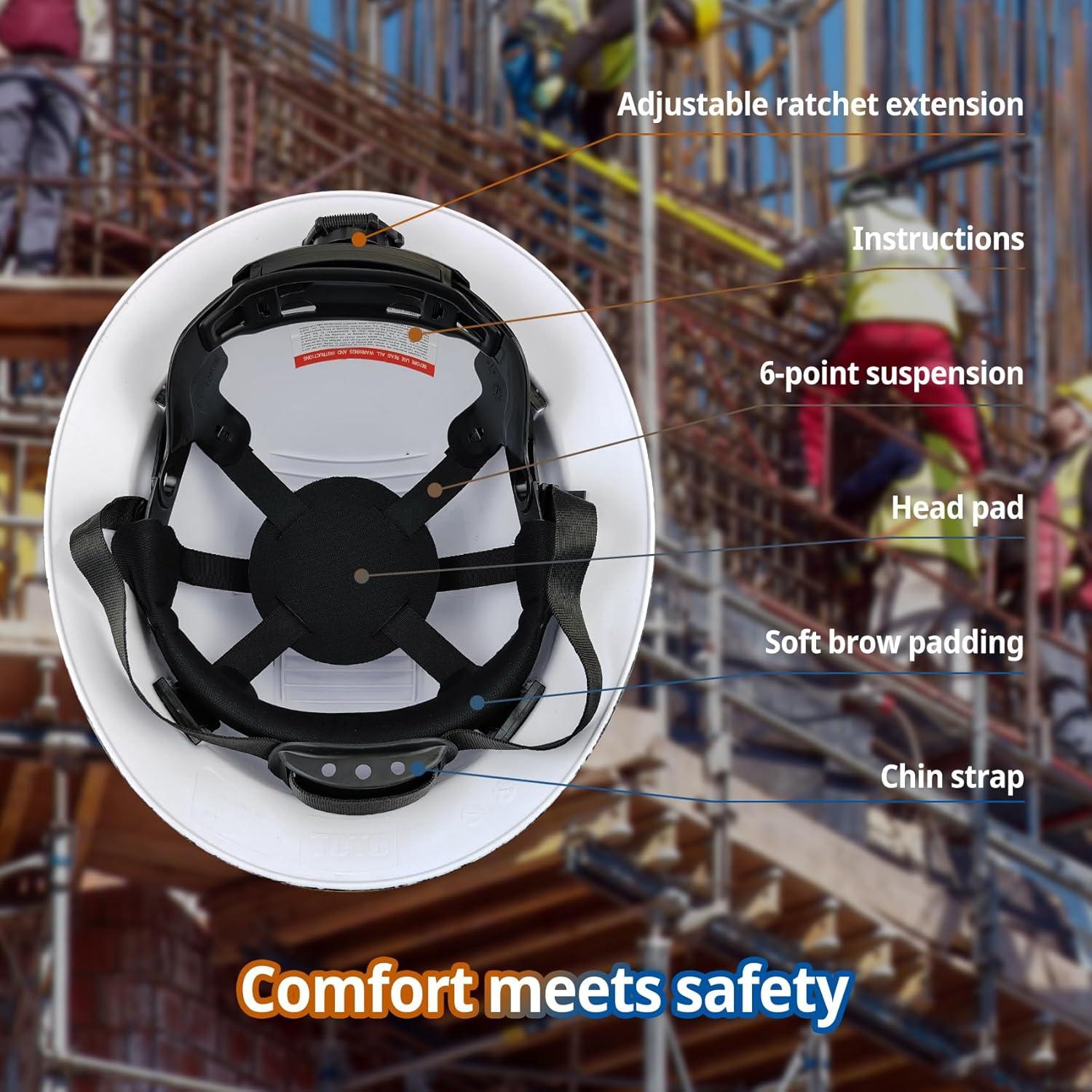 Casco de Seguridad TOKISHI X002 Fibra Carbono 6 Puntos