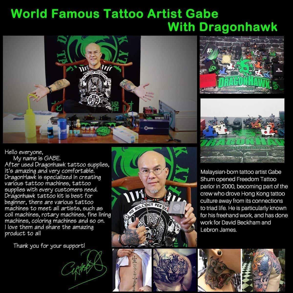 Kit Completo de Tatuaje Dragonhawk Pro para Principiantes