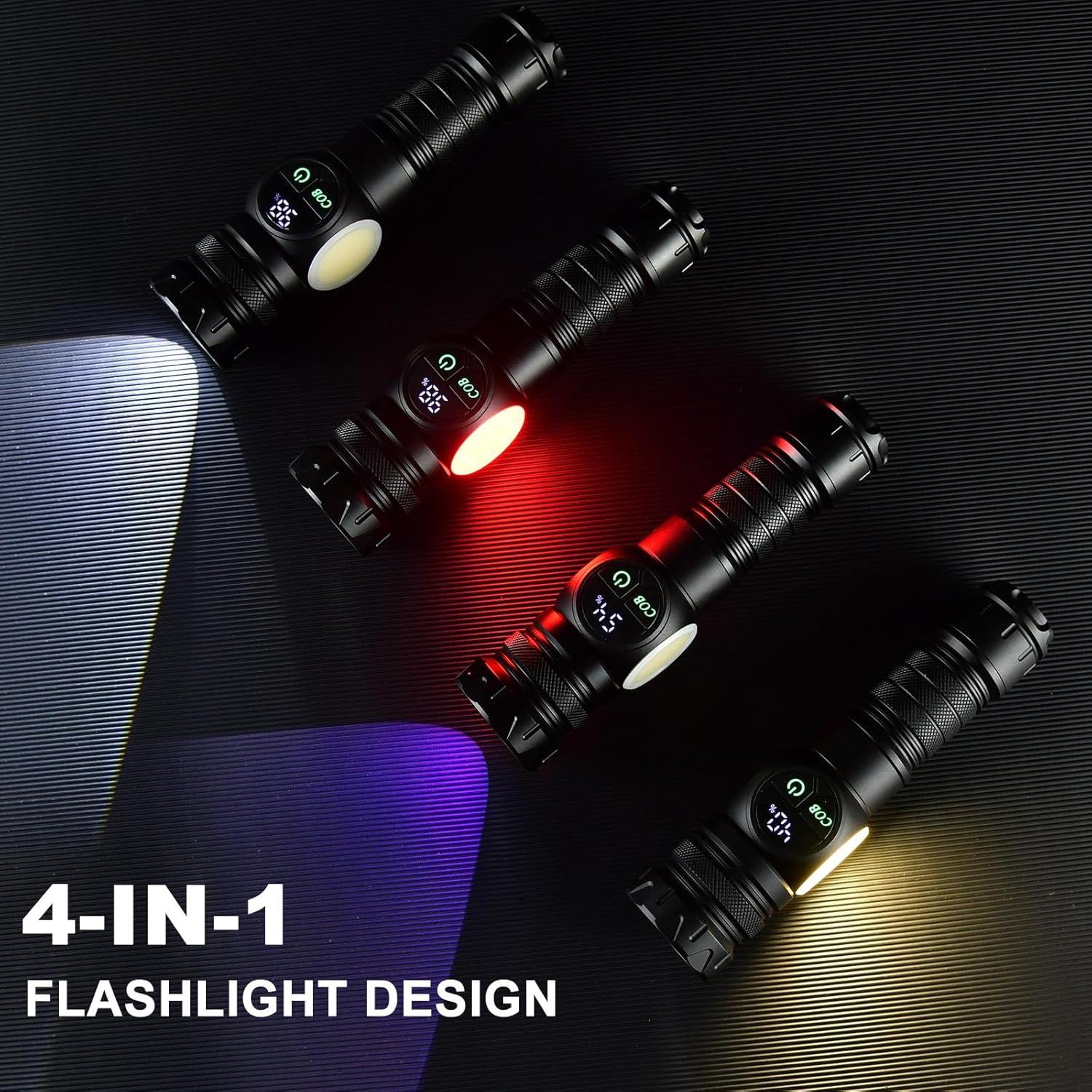 Linterna Recargable Iodoo 5000 Lúmenes Luz LED UV