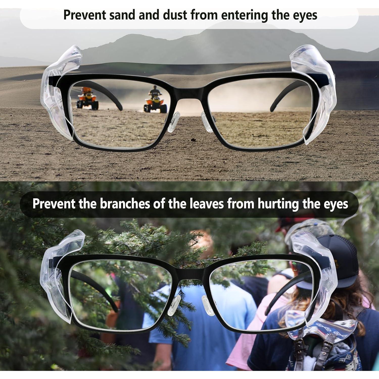 Protectores Laterales para Gafas YunTuo 2 Pares TPU