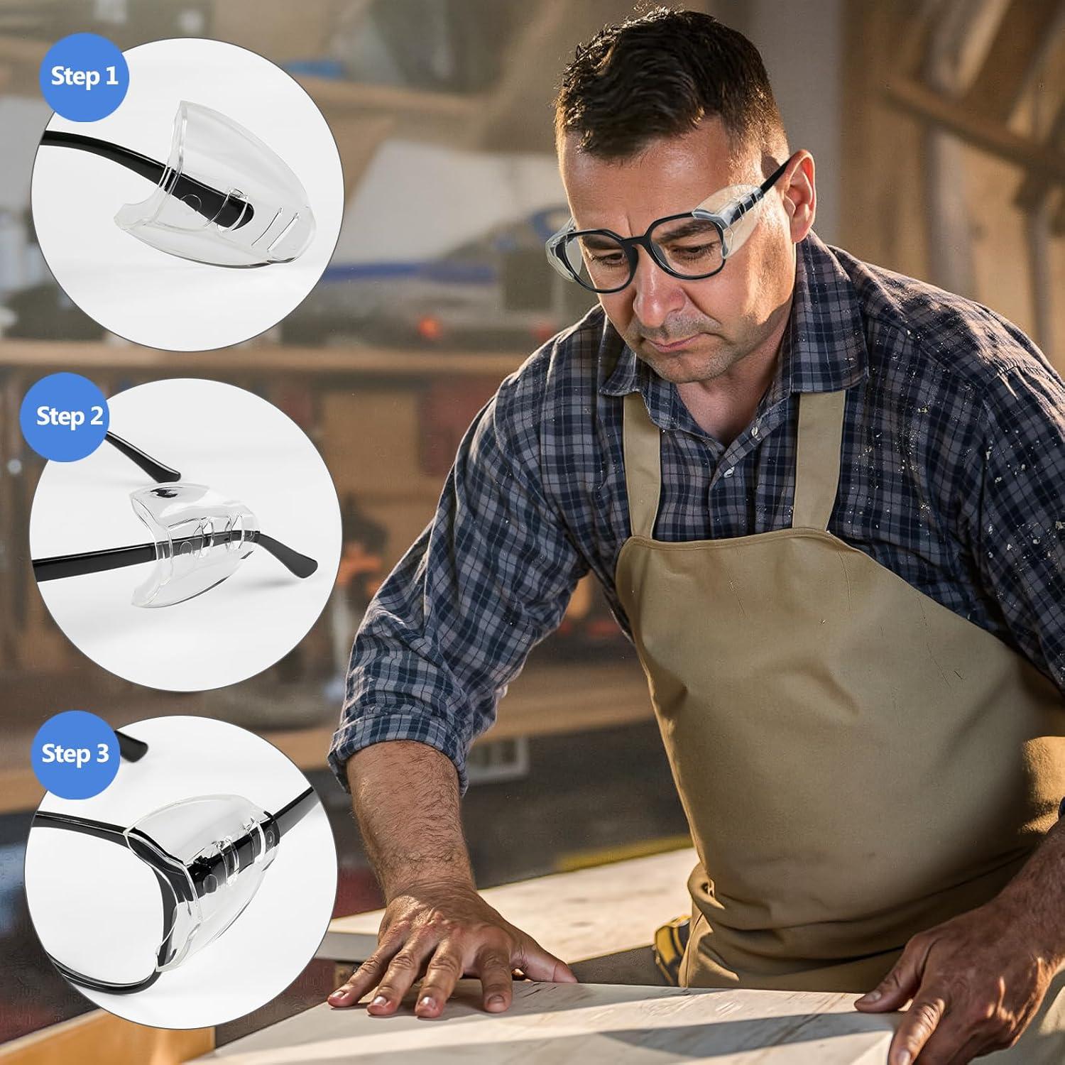 Protectores Laterales para Gafas YunTuo 2 Pares TPU